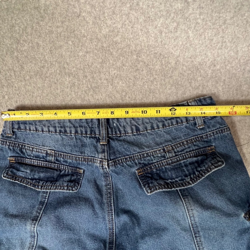 Forever‎ 21 Premium 30 Cargo Jeans Pockets Punk Goth Grunge Streetwear Baggy y2k - Picture 7 of 8